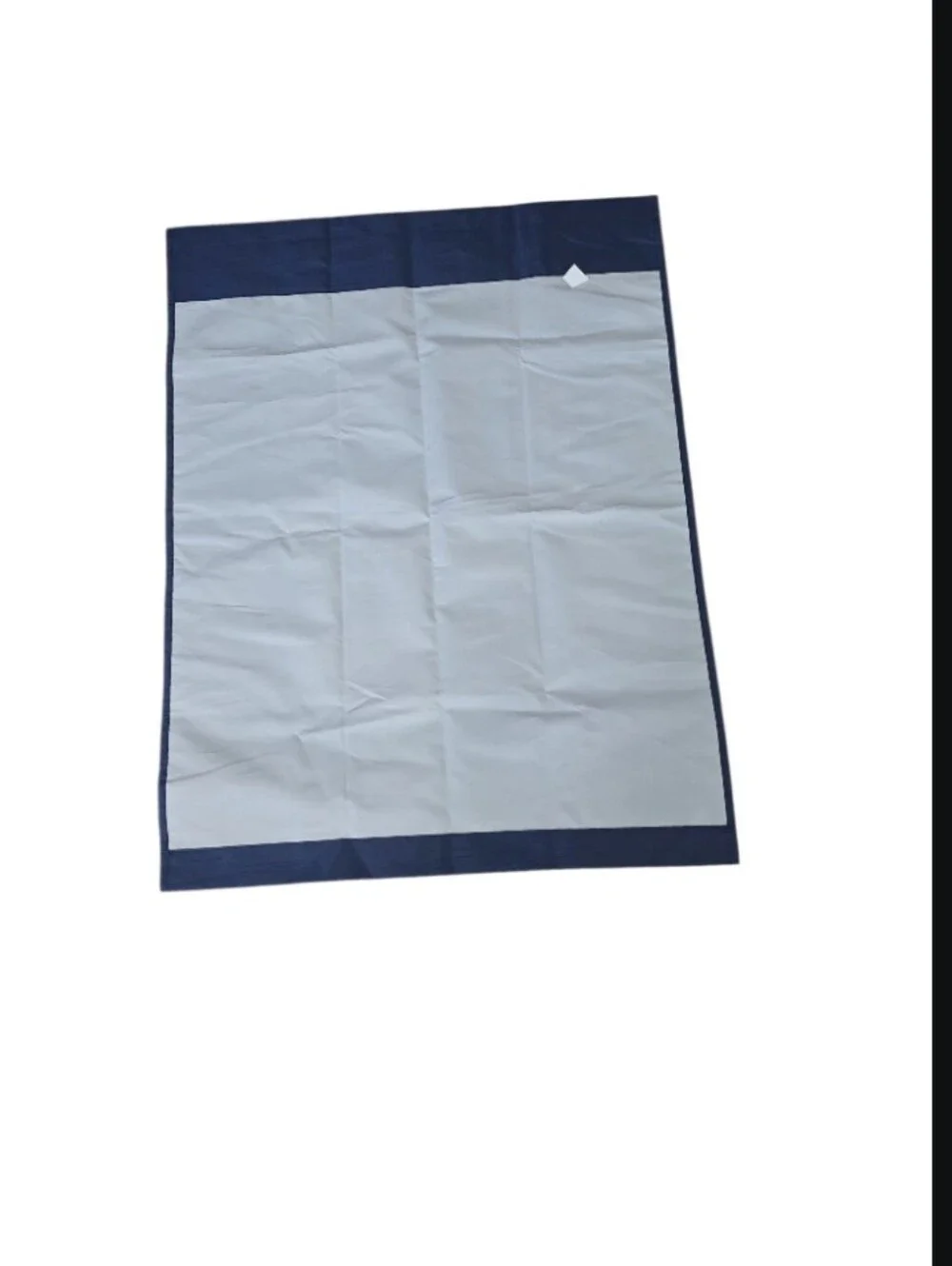 Solid Navy Curtain Panels - 27.5w X 37.5h